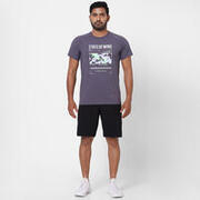 Men's Fitness Breathable Essential Crew Neck T-Shirt - Grey