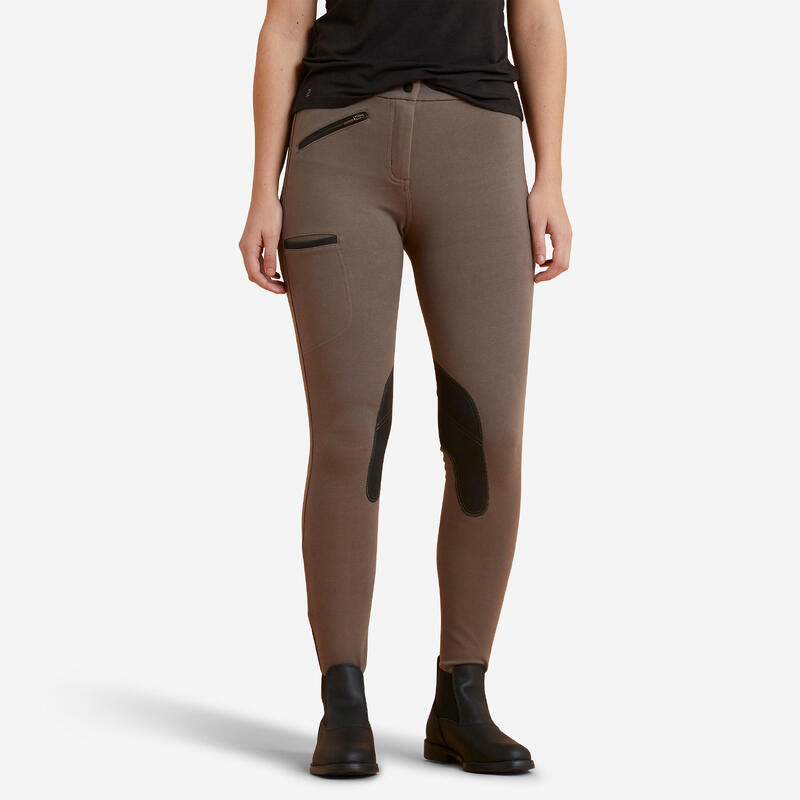 Pantalon équitation basanes Femme - 140 marine