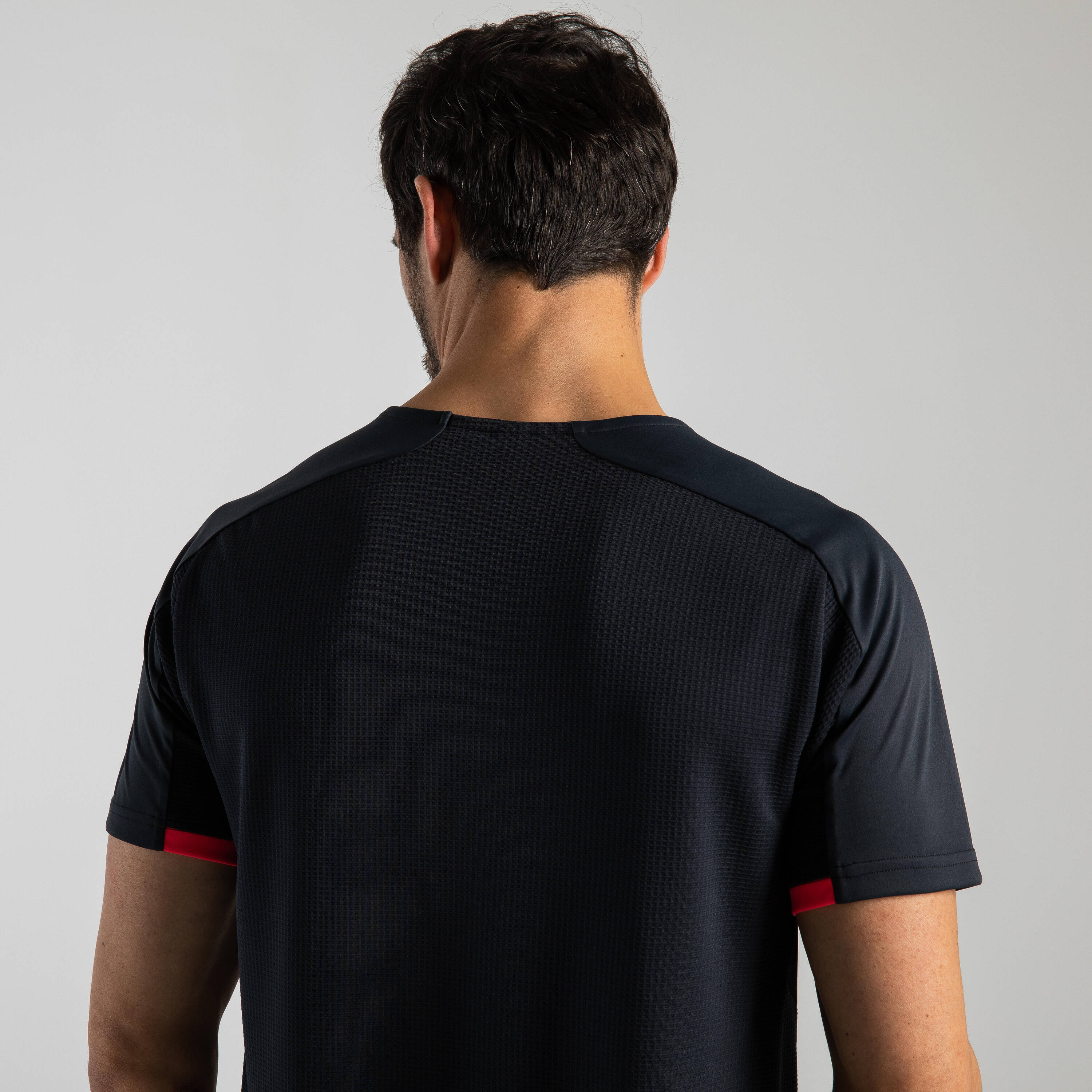 Men Football Jersey Shirt Viralto - Black Pink -  3
