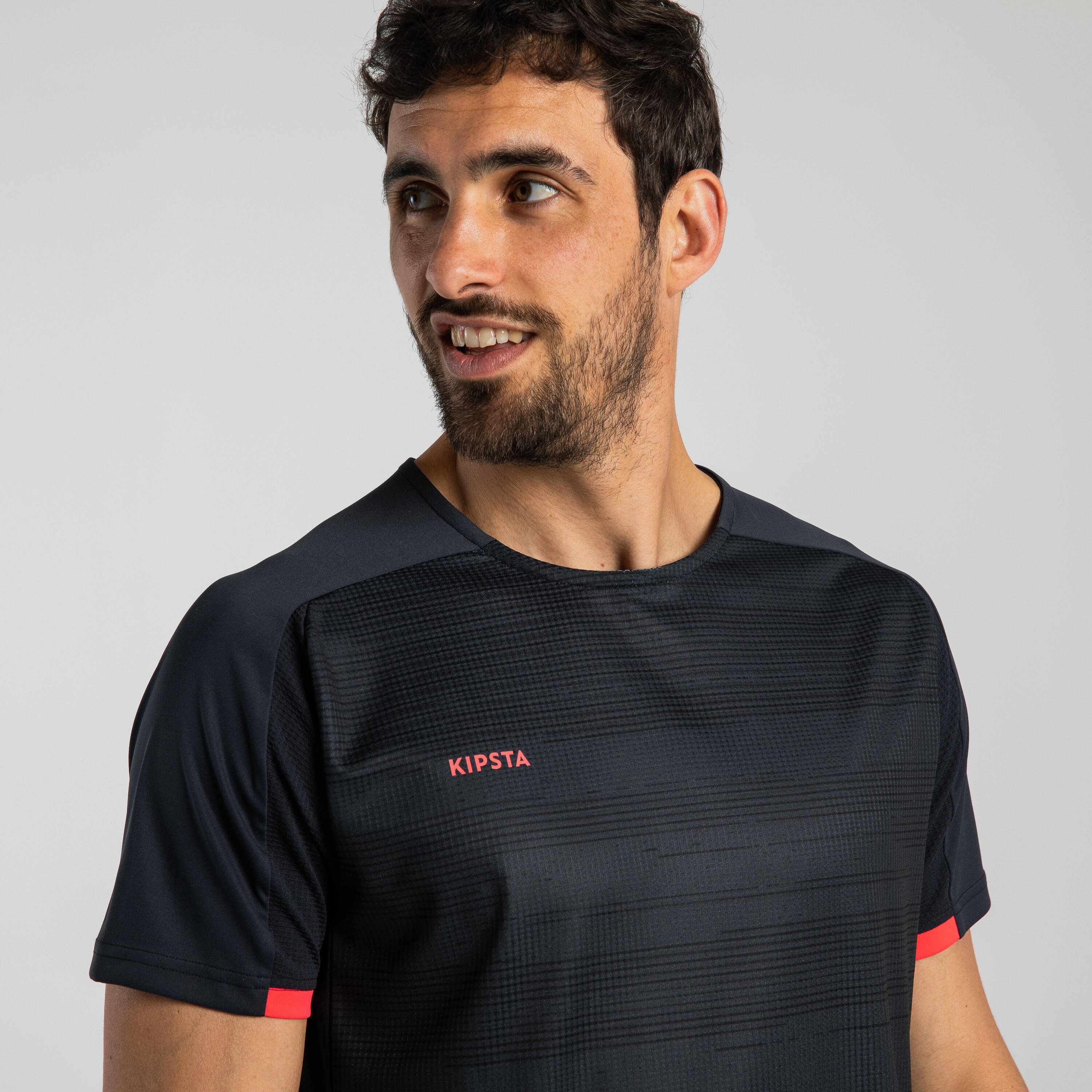 Men Football Jersey Shirt Viralto - Black Pink -  4