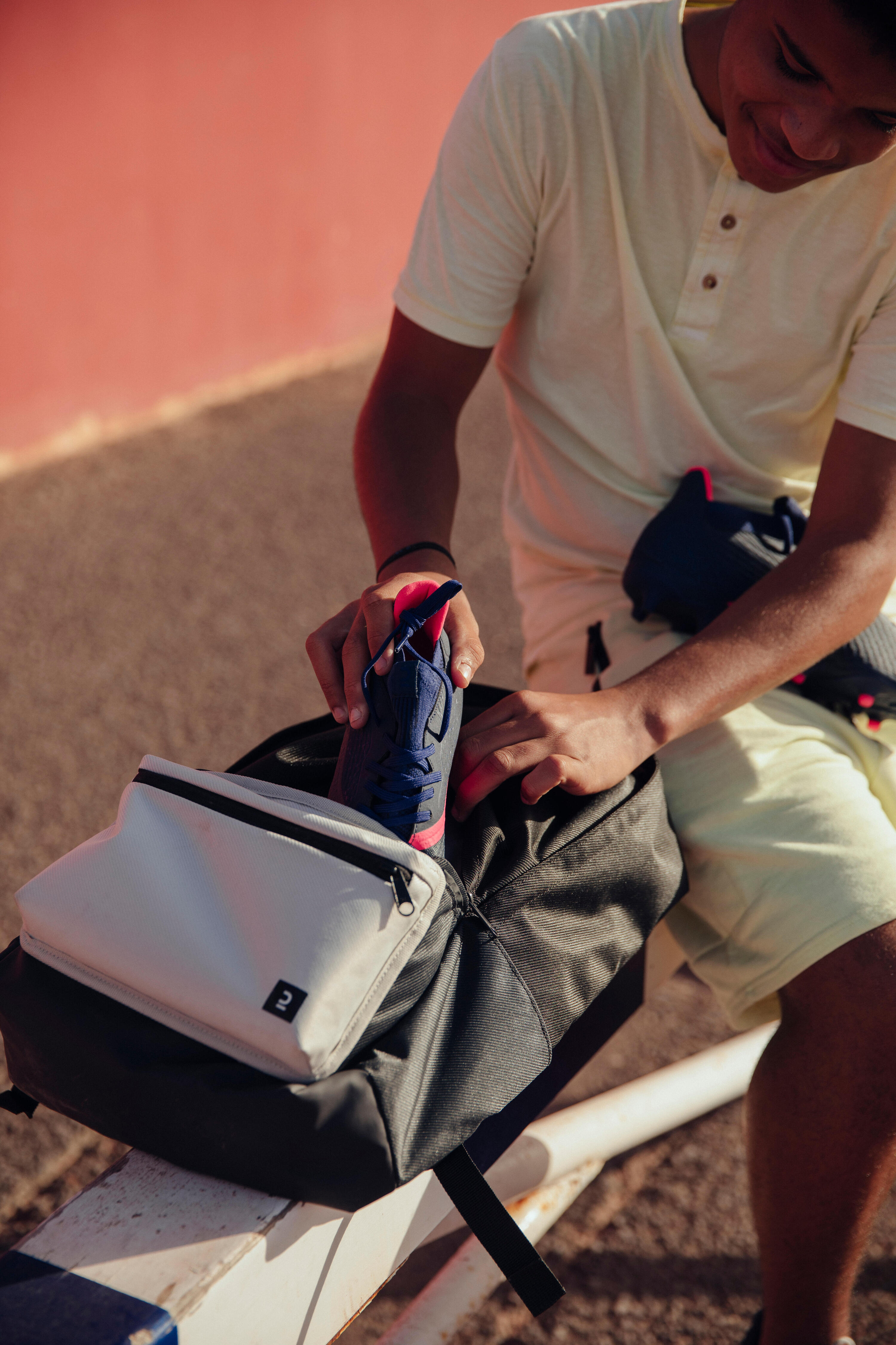 Sac à dos avec poche réversible 25L, noir 19/19