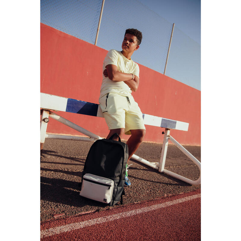 Sac à dos avec poche réversible 25L, noir
