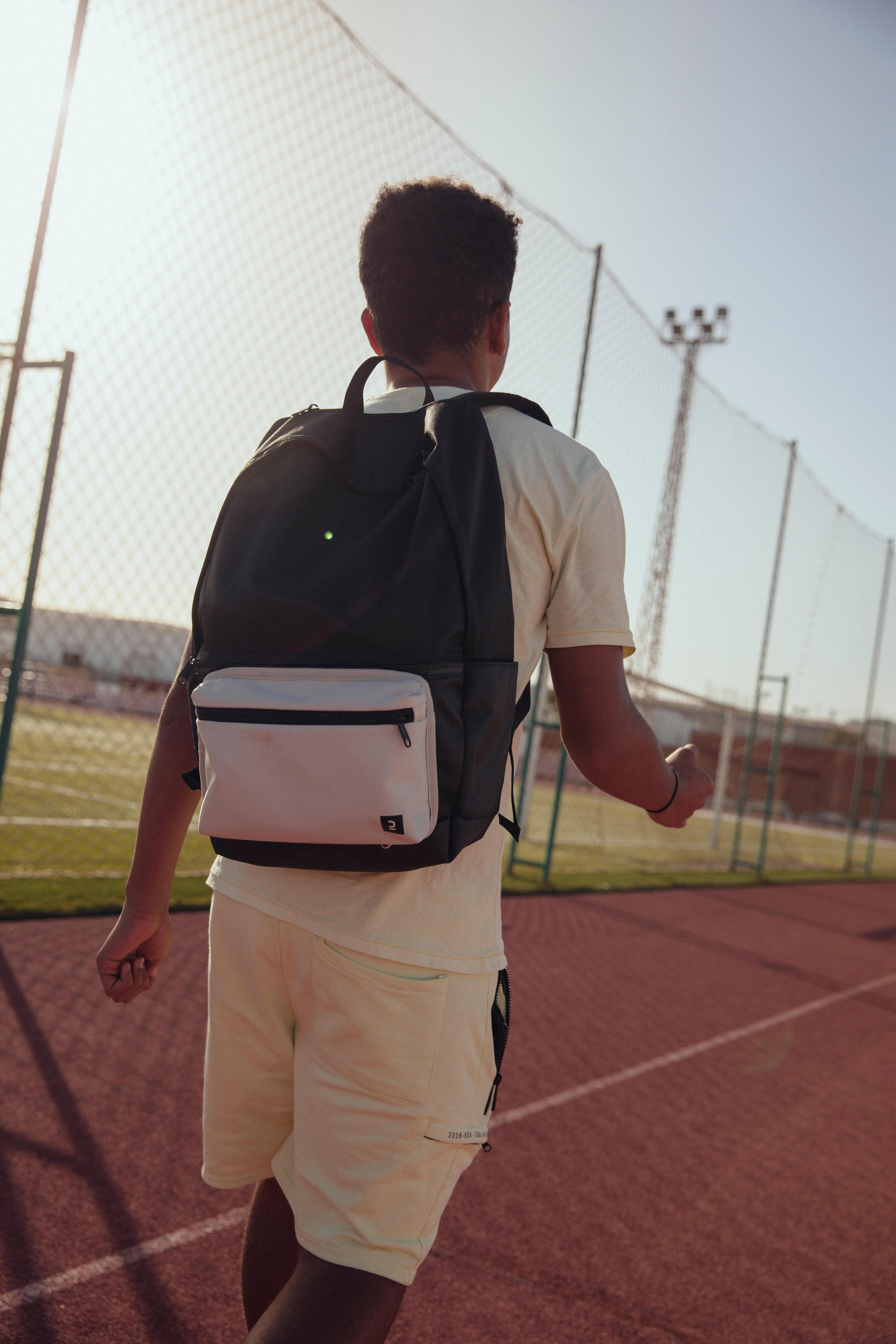 Sac à dos avec poche réversible 25L, noir 18/19