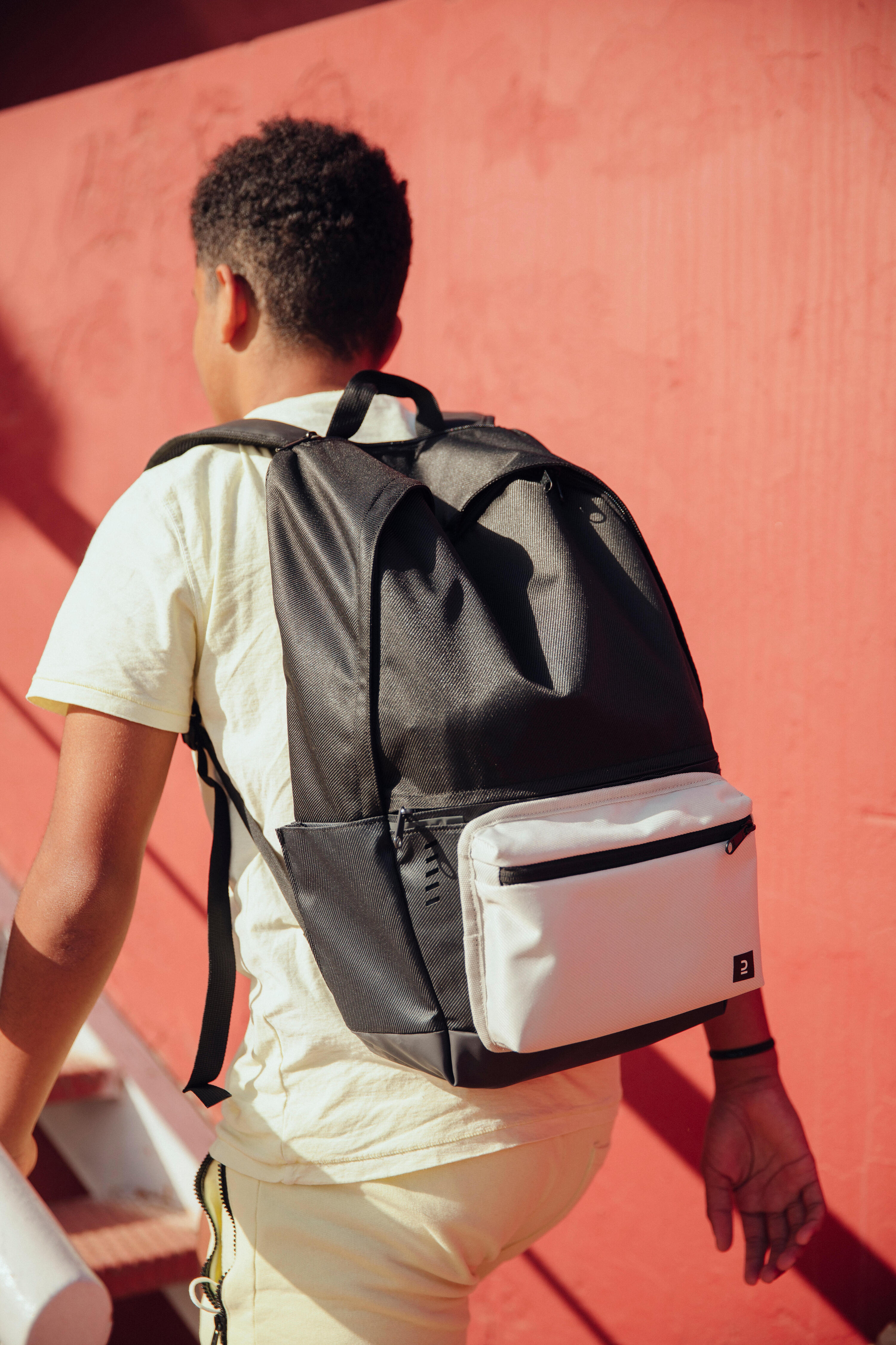 Sac à dos avec poche réversible 25L, noir 13/19