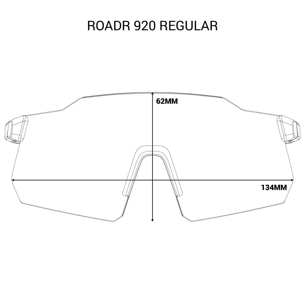 Cyklistické okuliare Roadr 920 kat. 3 HD modré