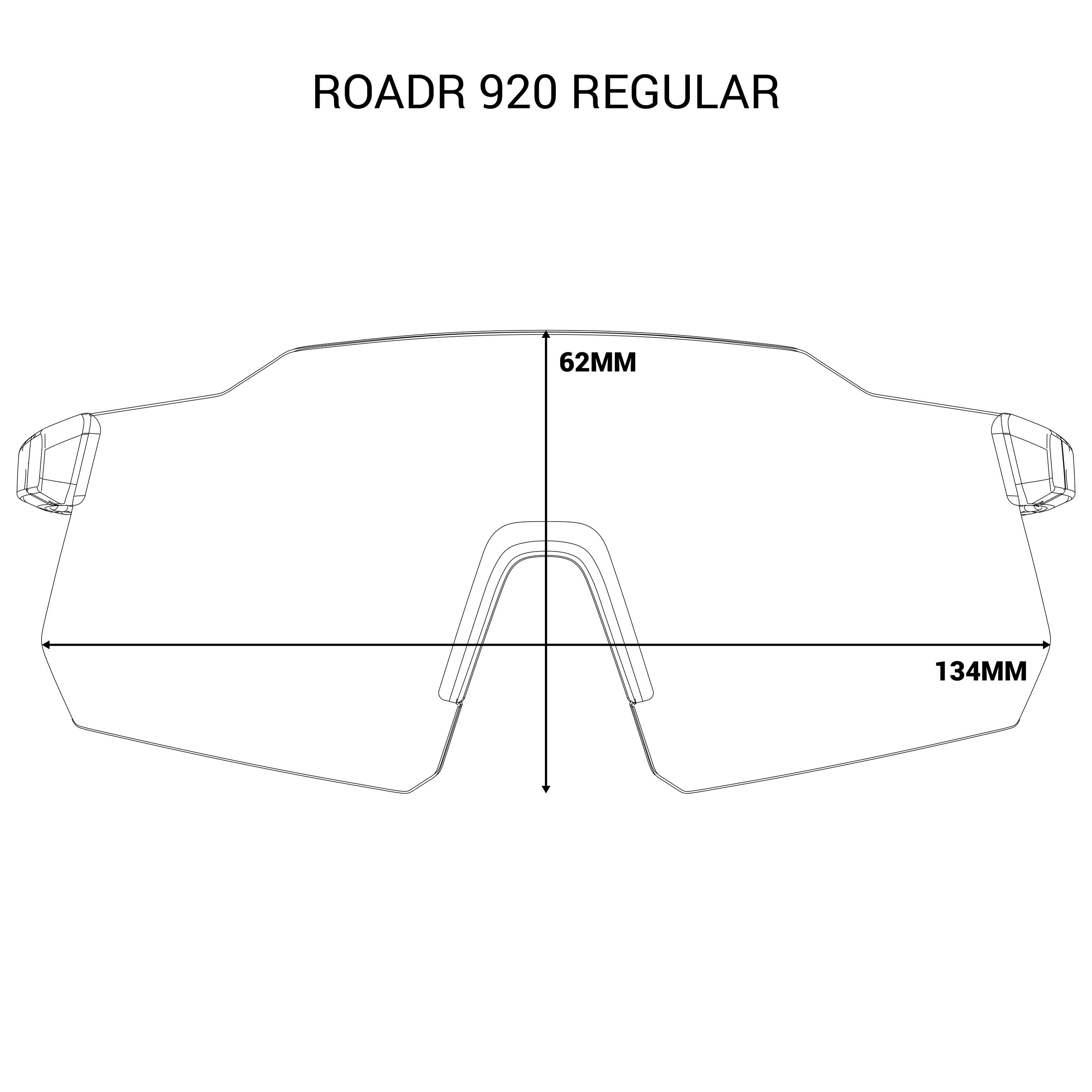 Adult Category 3 High-Definition Cycling Sunglasses - RoadR 920 7/8