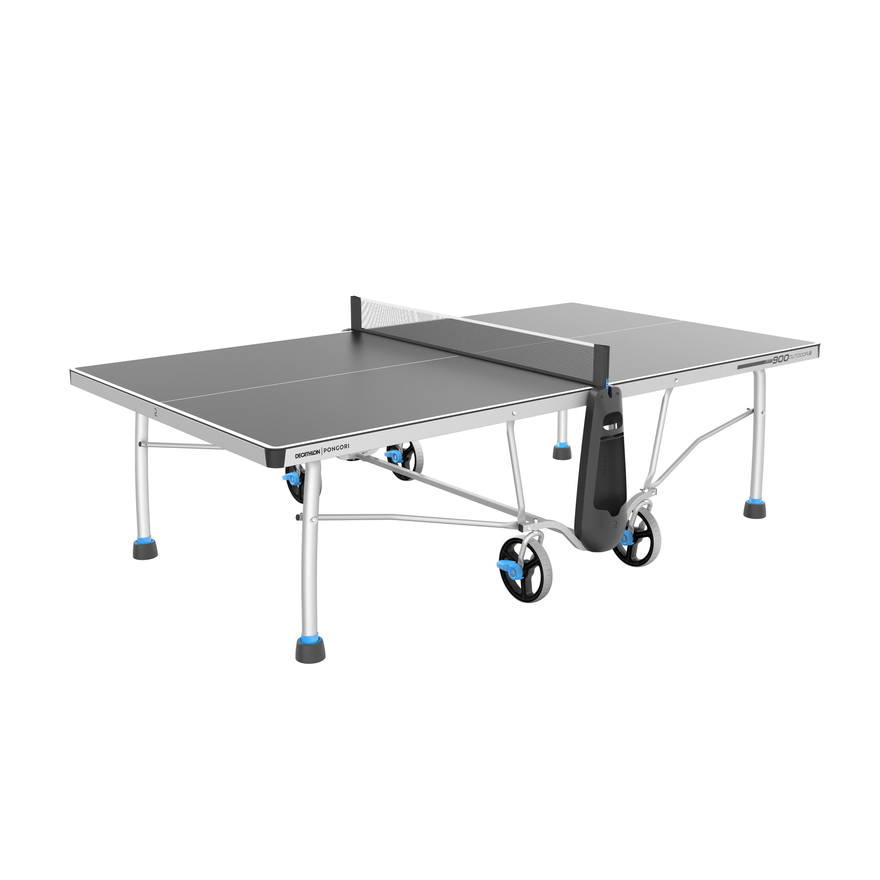 SEGUNDA VIDA: CLASE C - Mesa ping pong exterior plegable tablero 5 mm PPT900.2 1/14