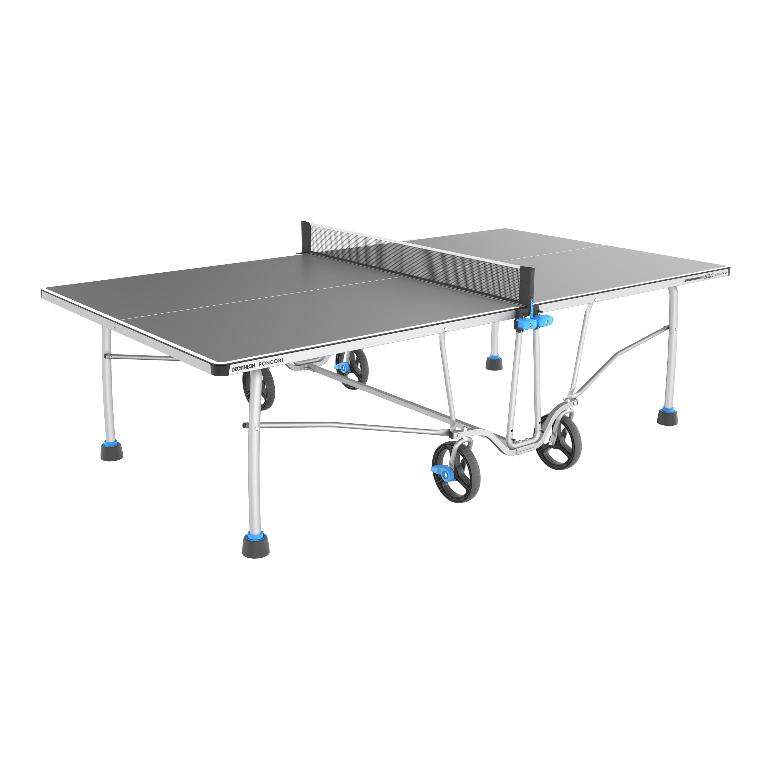Graue Tischtennisplatte PPT 530.2 Outdoor