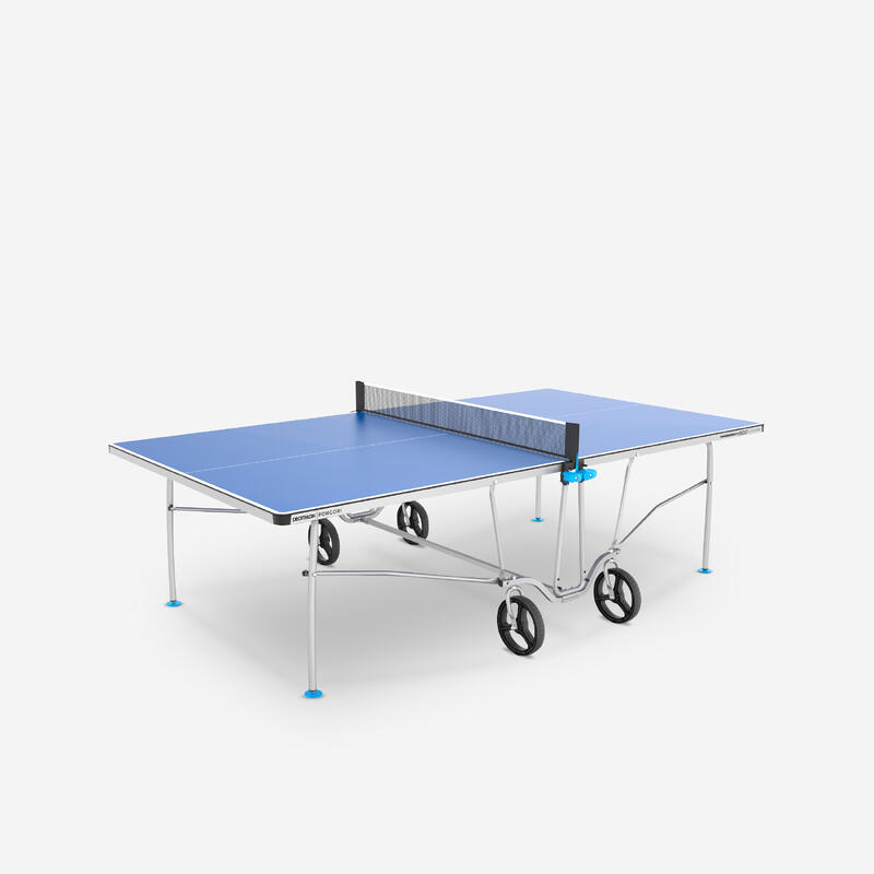 Pingpongasztal PPT 500.2 kültéri pingpongozáshoz, kék 