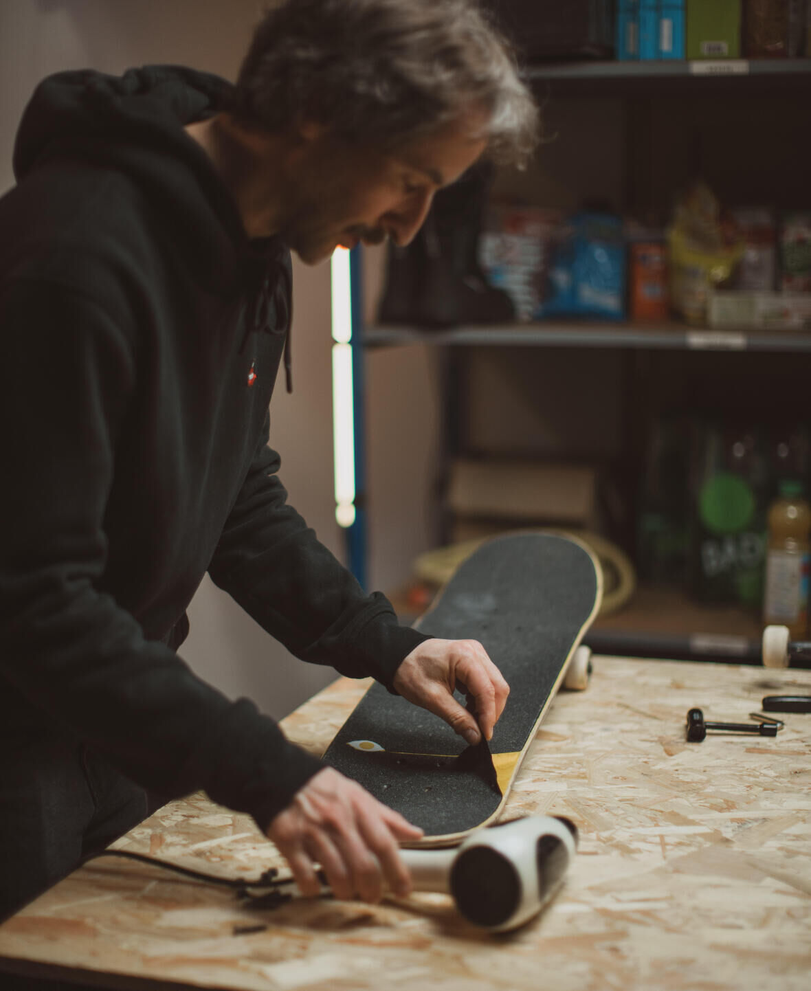 Wie wird ein Skateboard-Grip gereinigt und ausgewechselt?