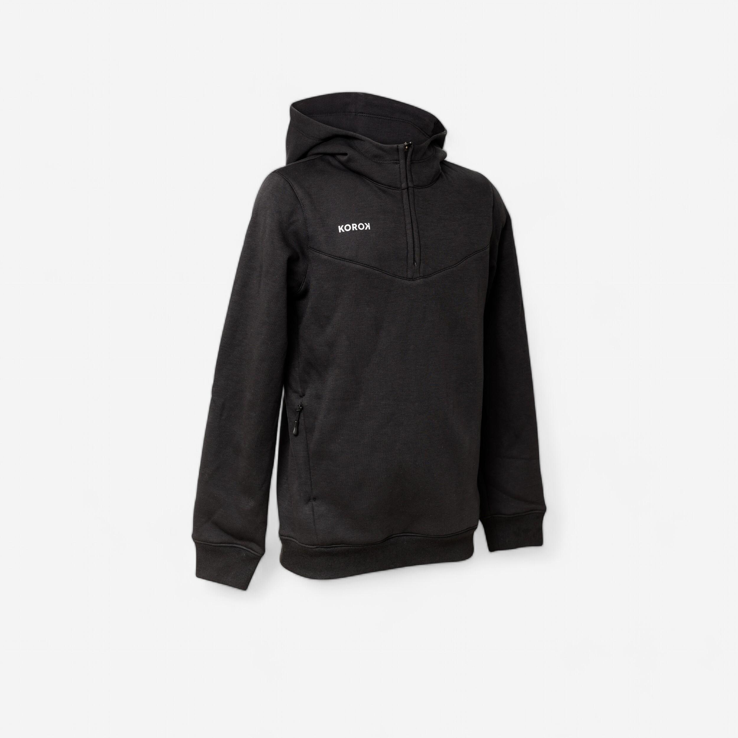 Korok - Sweat-shirt De Hockey Sur Gazon Enfant Fh500 Noir - Sweat-shirt - Hockey Sur Gazon - Noir - 8 À 10 Ans - Decathlon