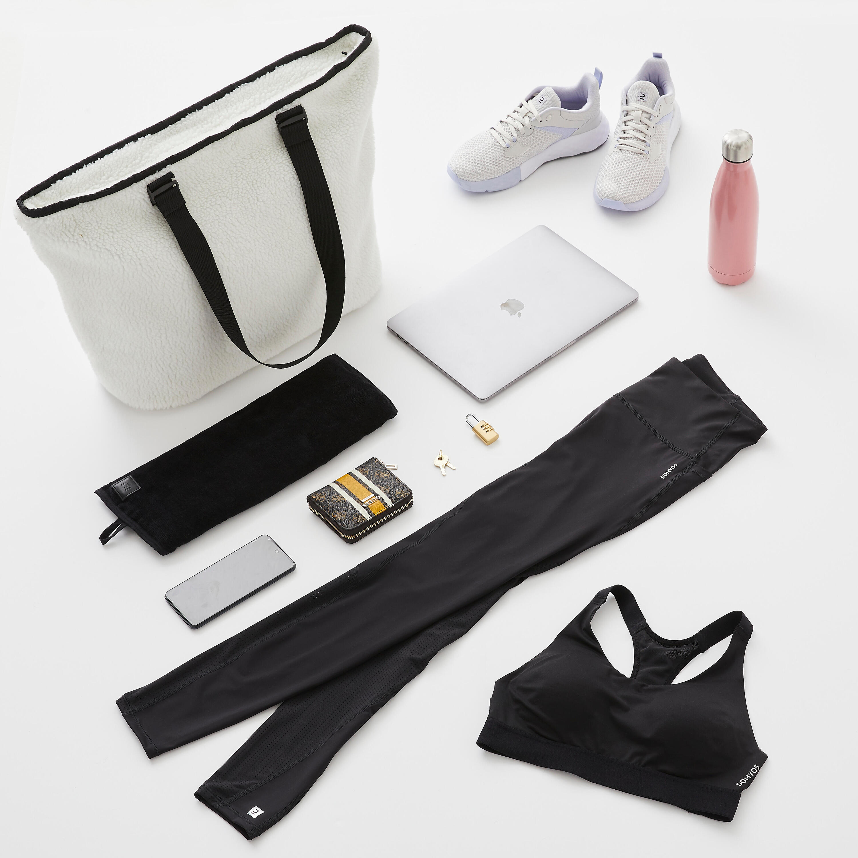 Segunda vida - Bolso gimnasio fitness reversible Domyos 25L Mujer Domyos esta... 6/9