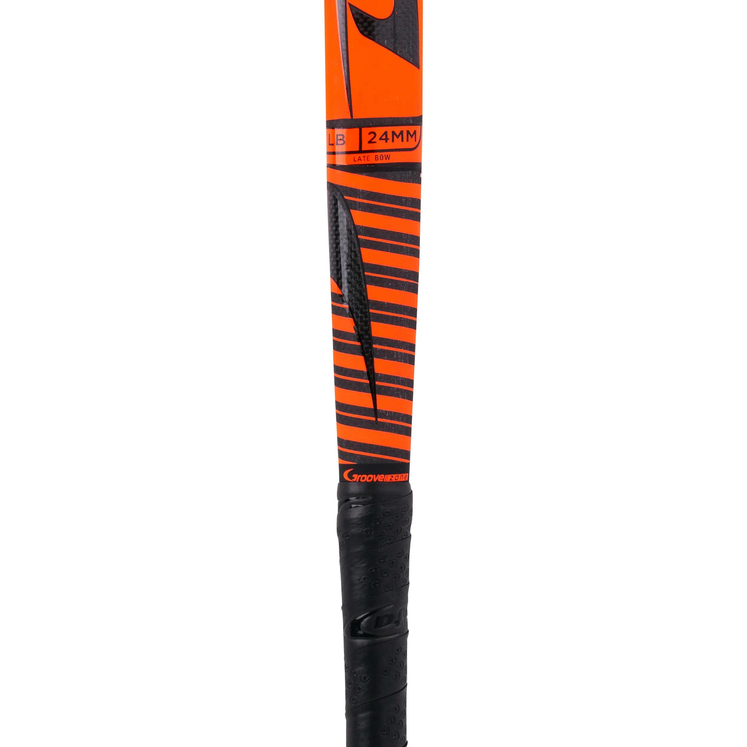 Kids' Advanced 60% Carbon Low Bow Field Hockey Stick Carbotec Light Youngstar C60 - Red 12/12