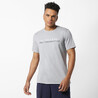 Men's Gym Limited edition Cotton blend T-shirt Regular fit 500 - Grey Print