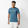 Men's Gym Limited edition Cotton blend T-shirt Regular fit 500 - Blue Print