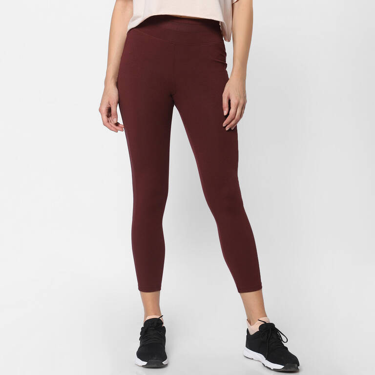 Women's Trackpants for Gym 7/8 520-Burgundy