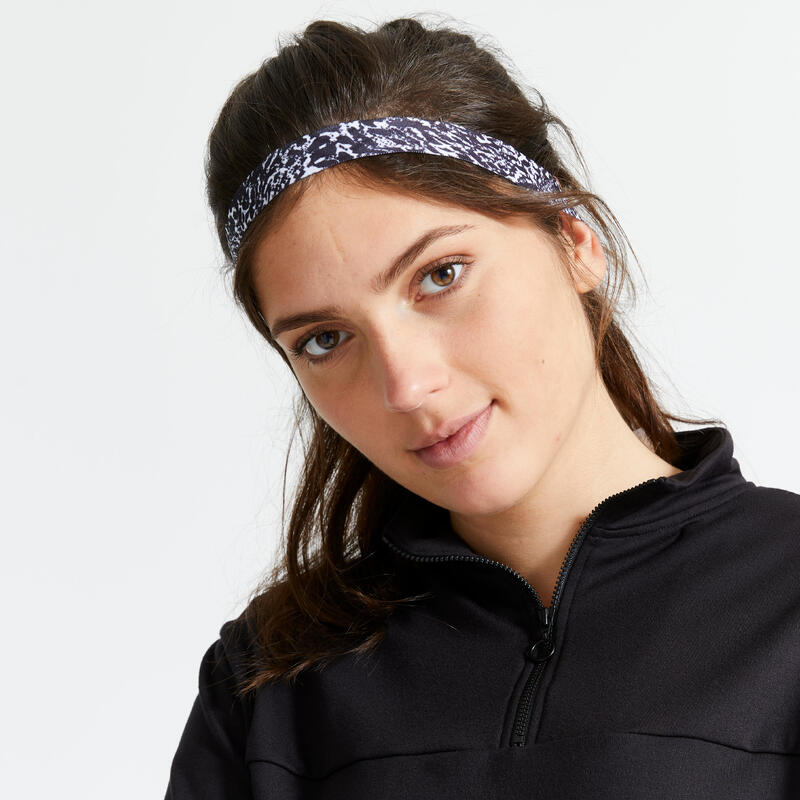 casamentero negro Zumbido Cinta Elástica Diadema para pelo x3 fitness cardio training estampado | Decathlon casamentero negro Zumbido Cinta Elástica Diadema para pelo x3 fitness cardio training estampado | Decathlon