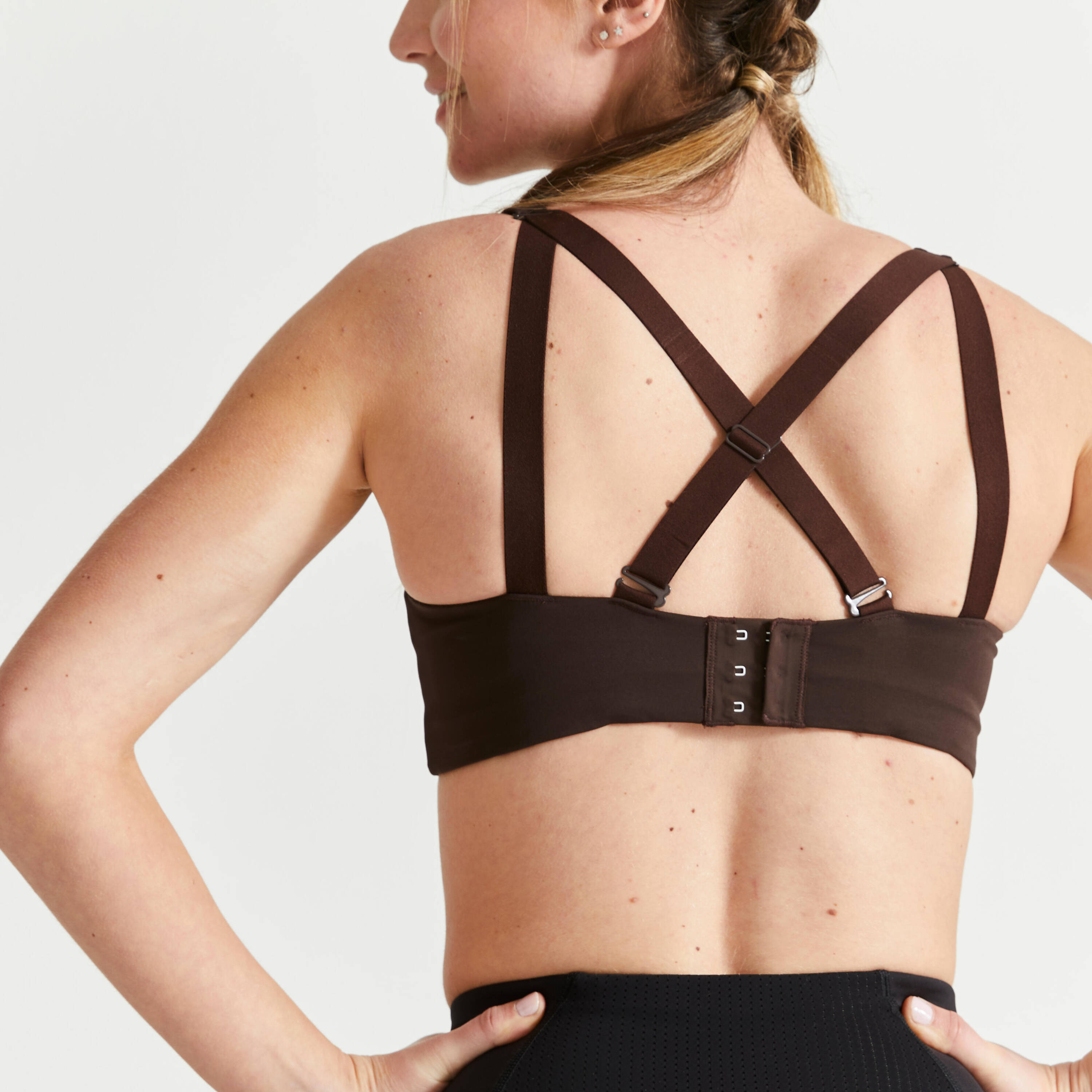 Sports Bra Medium Support - Brown -  5