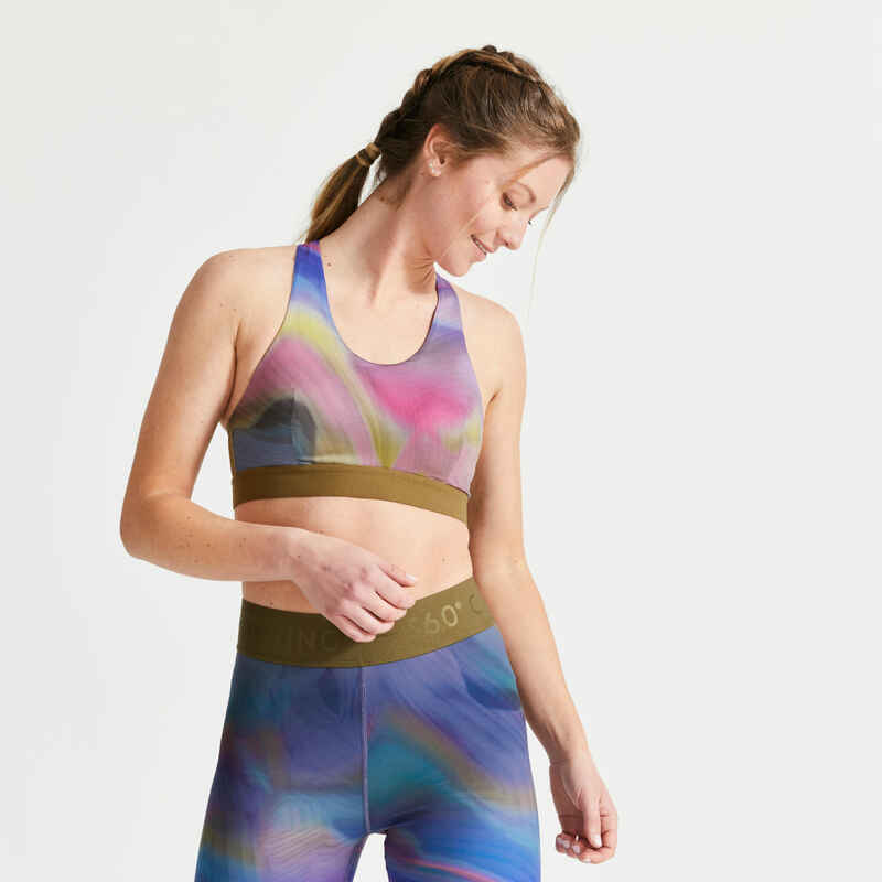 Bustier Fitness mittlerer Halt 500 Bustier Fitness mittlerer Halt 500