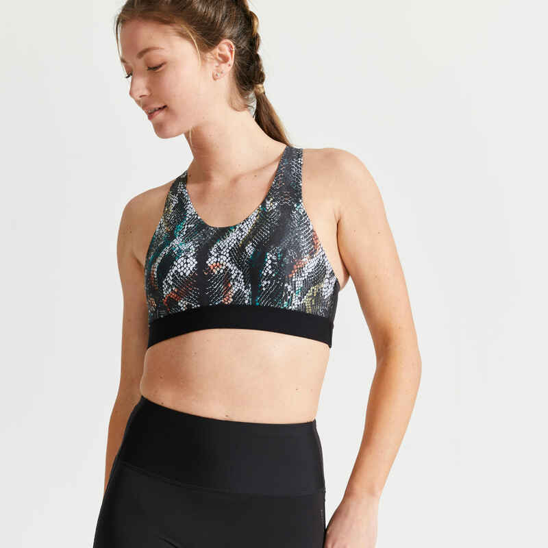 Bustier Fitness mittlerer Halt 500 Bustier Fitness mittlerer Halt 500