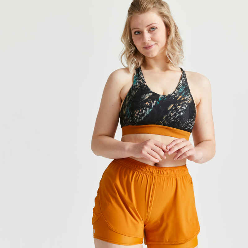 Bustier Fitness mittlerer Halt 500 Bustier Fitness mittlerer Halt 500