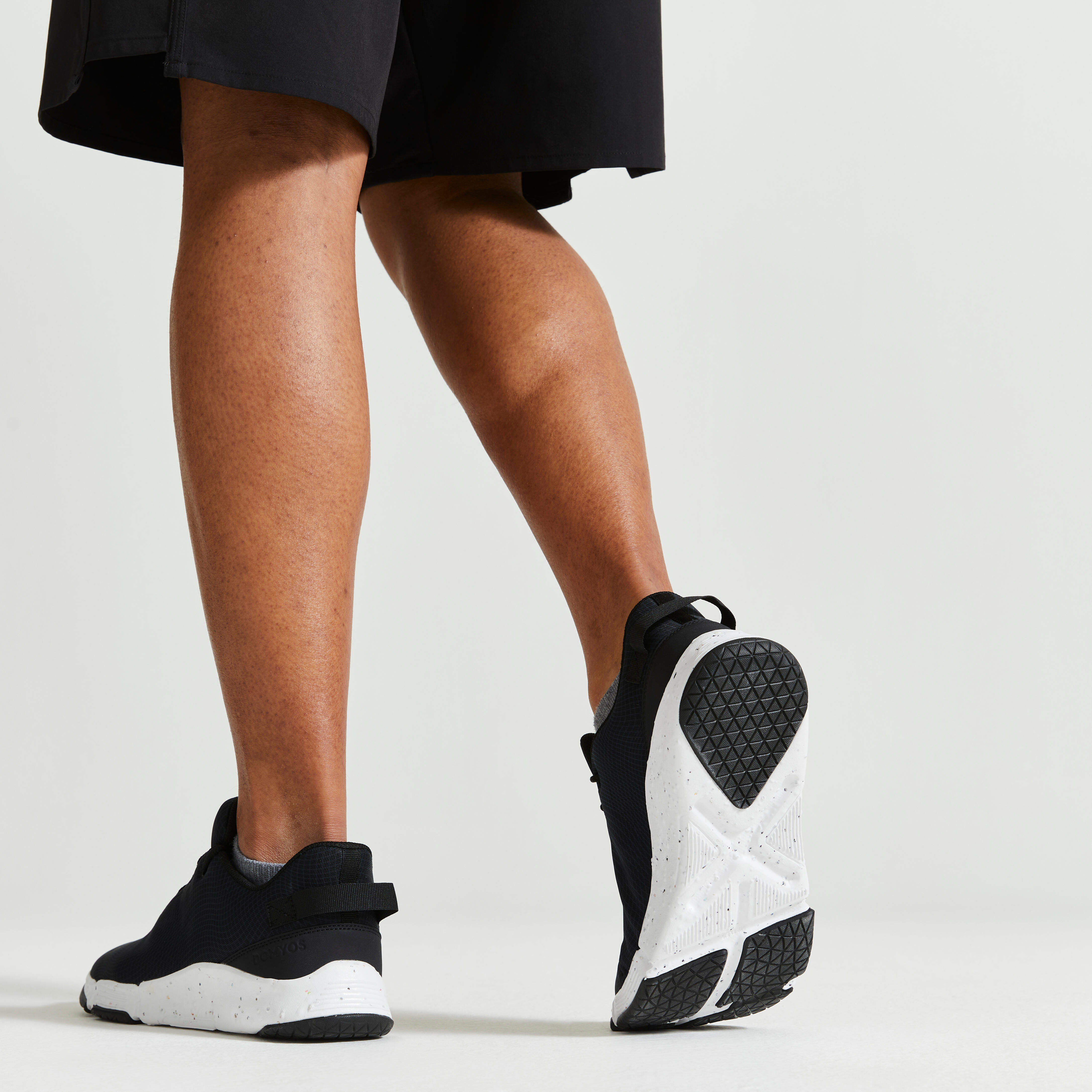 Men's Gym Shoes - 100 Black - DOMYOS