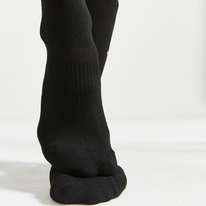 Chaussettes hautes de fitness cardio training x2, blanches