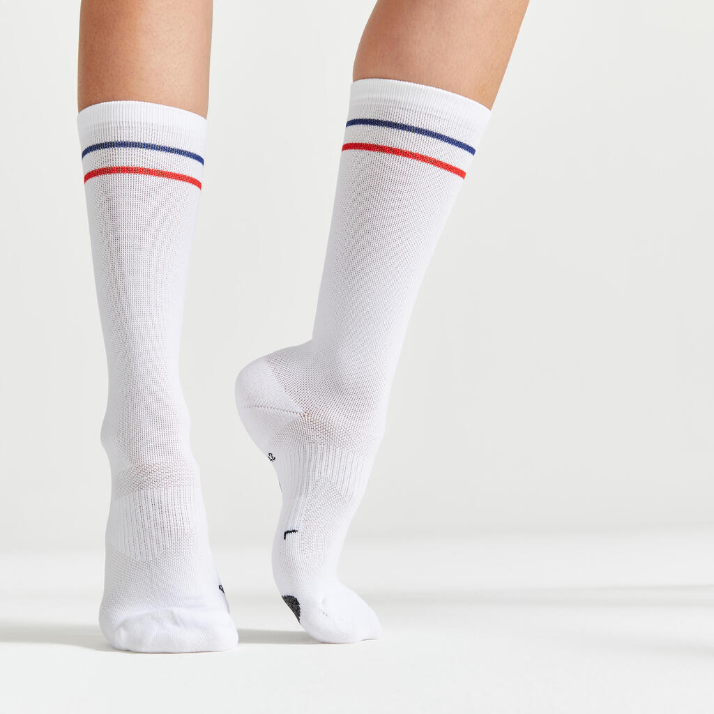 Mid-high fitness cardio training socks twin-pack