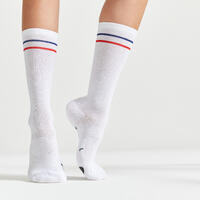 Chaussettes mi-hautes fitness cardio training x2
