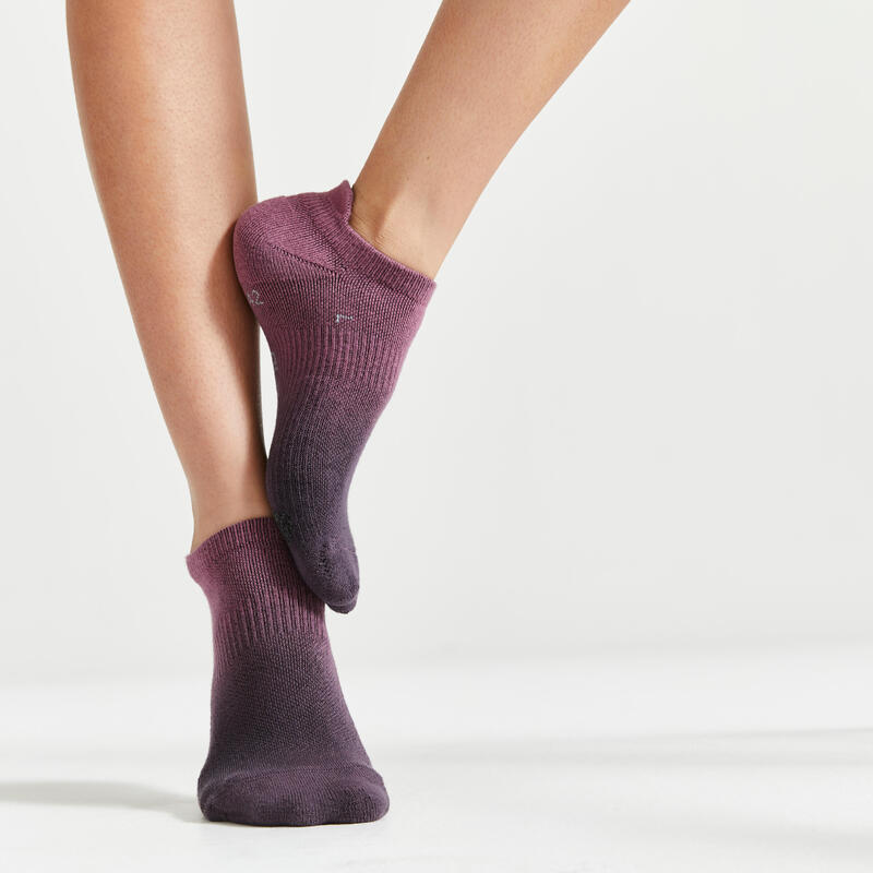 Neviditelné fitness ponožky bavlněné 2 páry