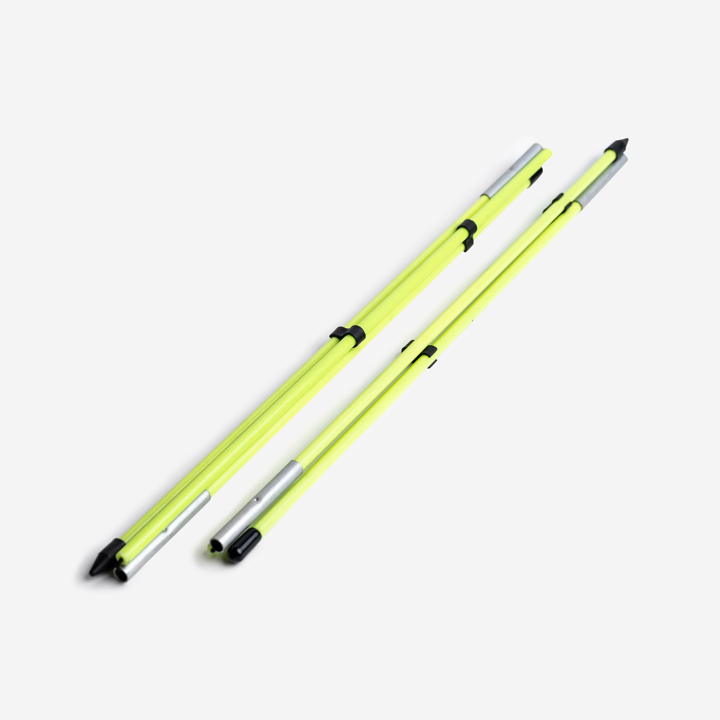 GOLF ALIGNMENT STICKS X2 - INESIS YELLOW 1/5