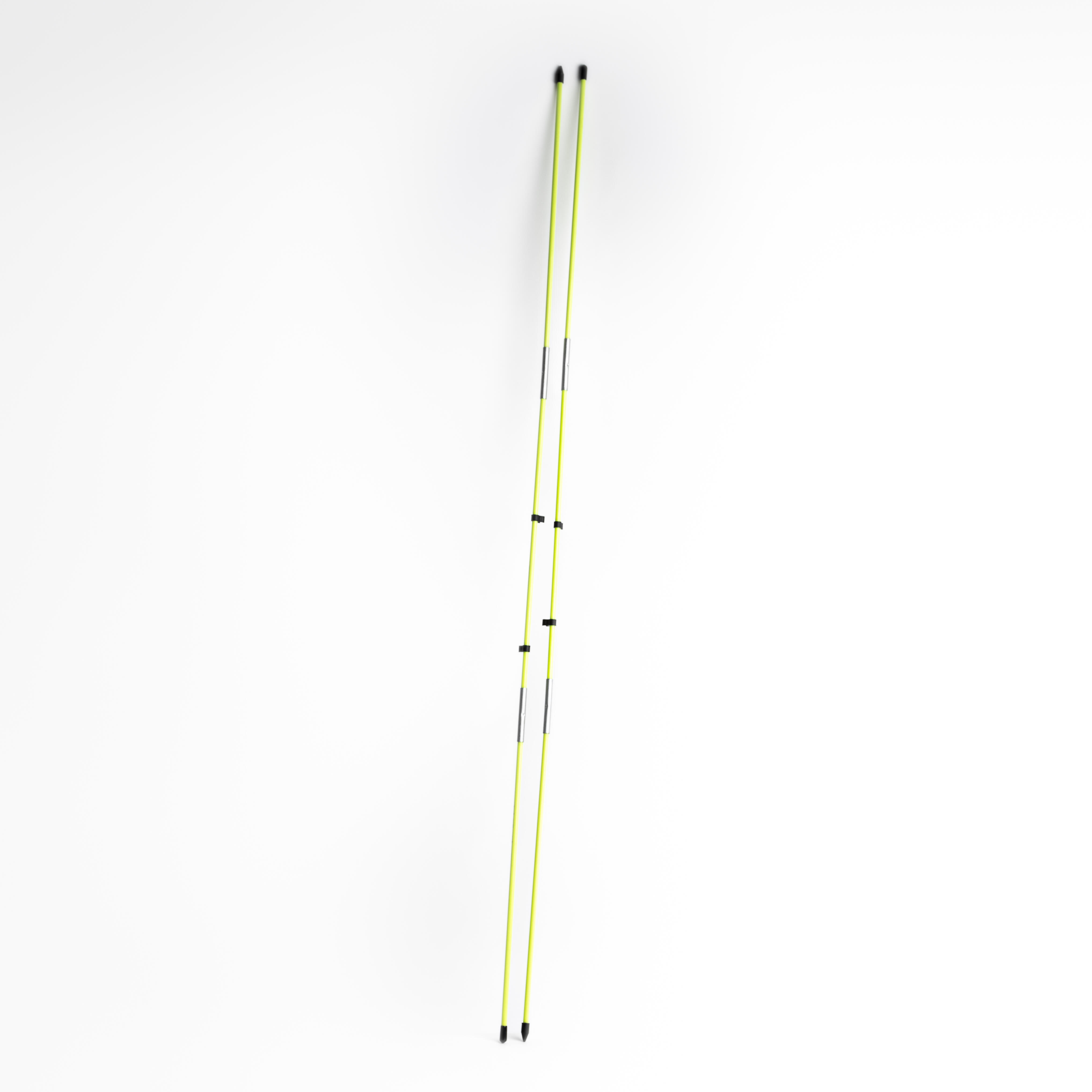 Lot de 2 bâtons d’alignement de golf – jaune - INESIS