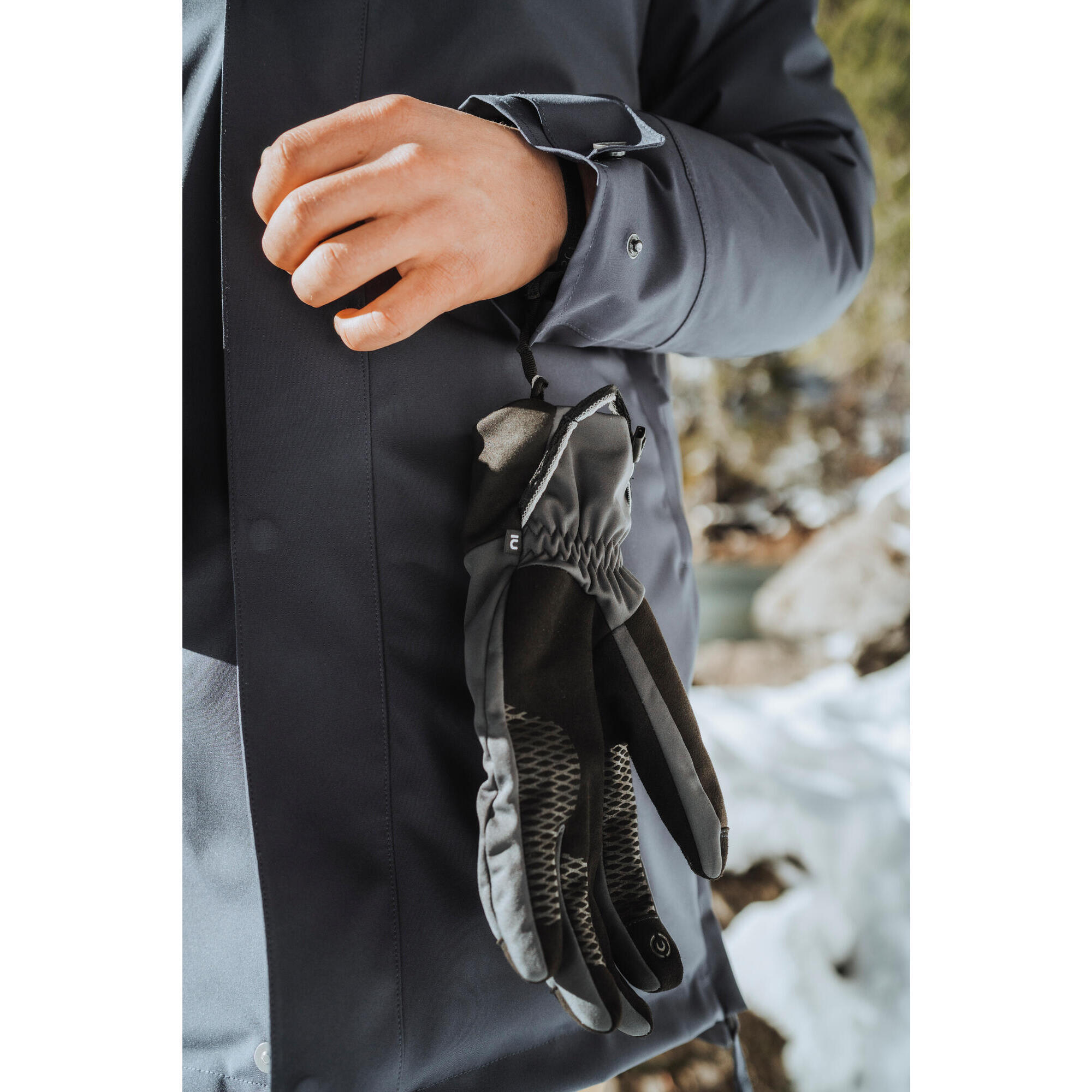 Windproof Hiking Gloves - MT 900 Grey - SIMOND