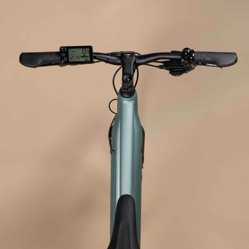 Long Distance 500 Electric Assist City Bike Step-Through Frame - Decathlon