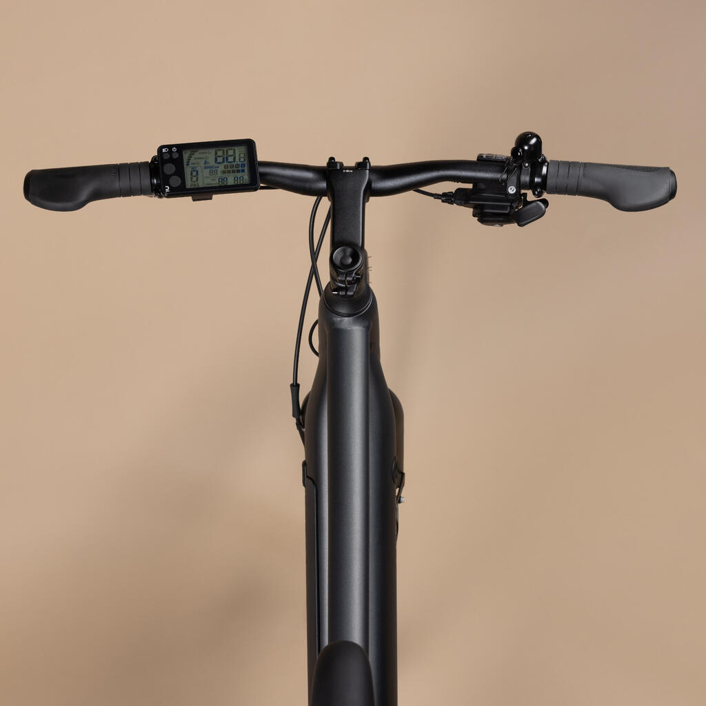 Long Distance 500 Electric Assist City Bike Step-Over Frame