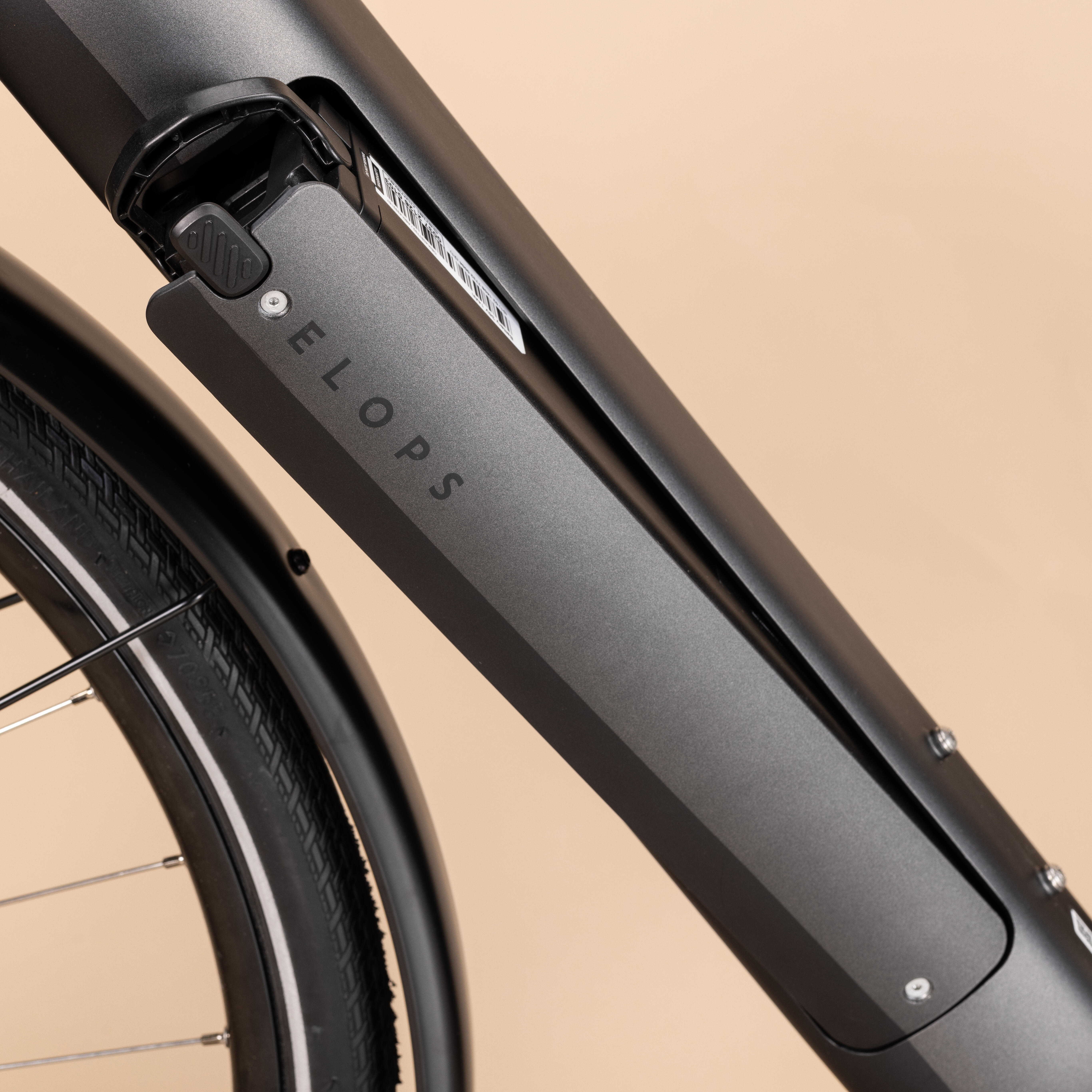 VELO VILLE LONGUE DISTANCE 500 ASSISTANCE ELECTRIQUE CADRE HAUT. ELOPS Decathlon