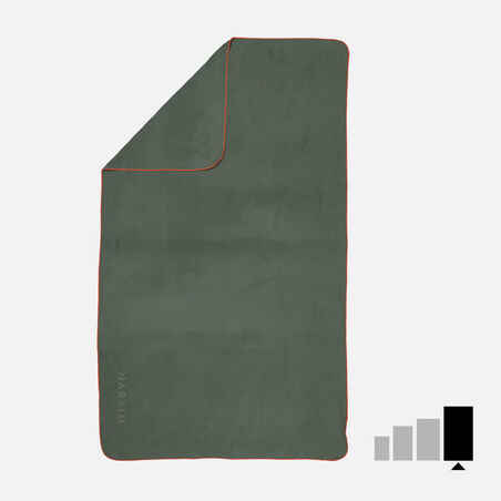 מגבת מיקרופייבר מידה XL גודל ‏110x175 ס"מ - חאקי