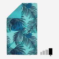 Serviette de bain microfibre à rayures imprimé taille XL 110 x 175 cm