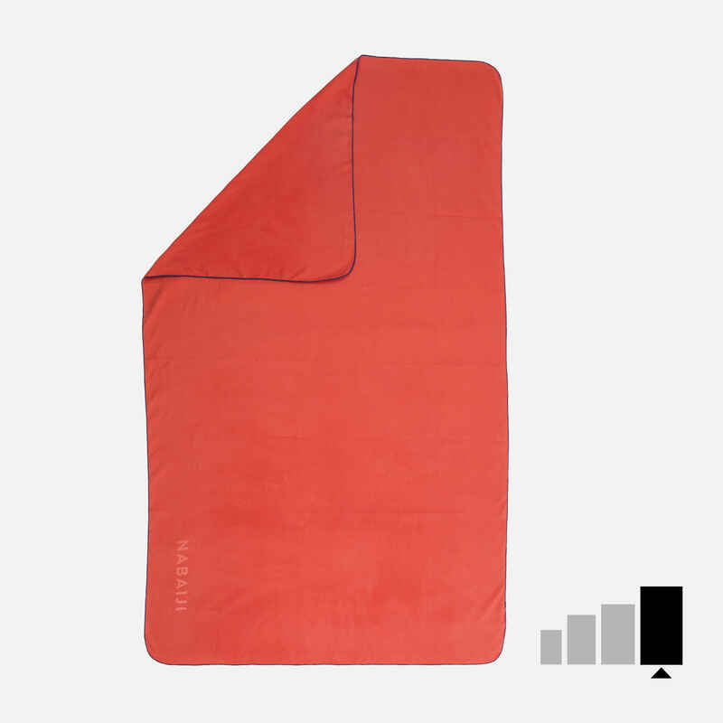Mikrofaser-Badetuch Größe XL 110 × 175 cm dunkelorange Mikrofaser-Badetuch Größe XL 110 × 175 cm dunkelorange