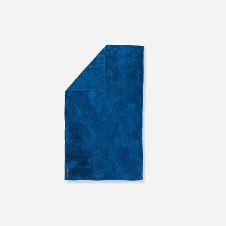Ručnik od mikrovlakana za plivanje veličina XL 110 x 175 cm plavi