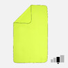 Swimming Microfiber  Towel Size L 80 x 130 cm Neon Yellow