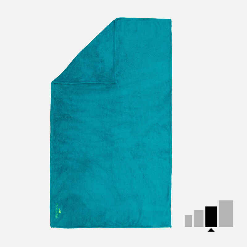 Ultra-Soft Microfibre Towel Size L 80 x 130 cm - Blue