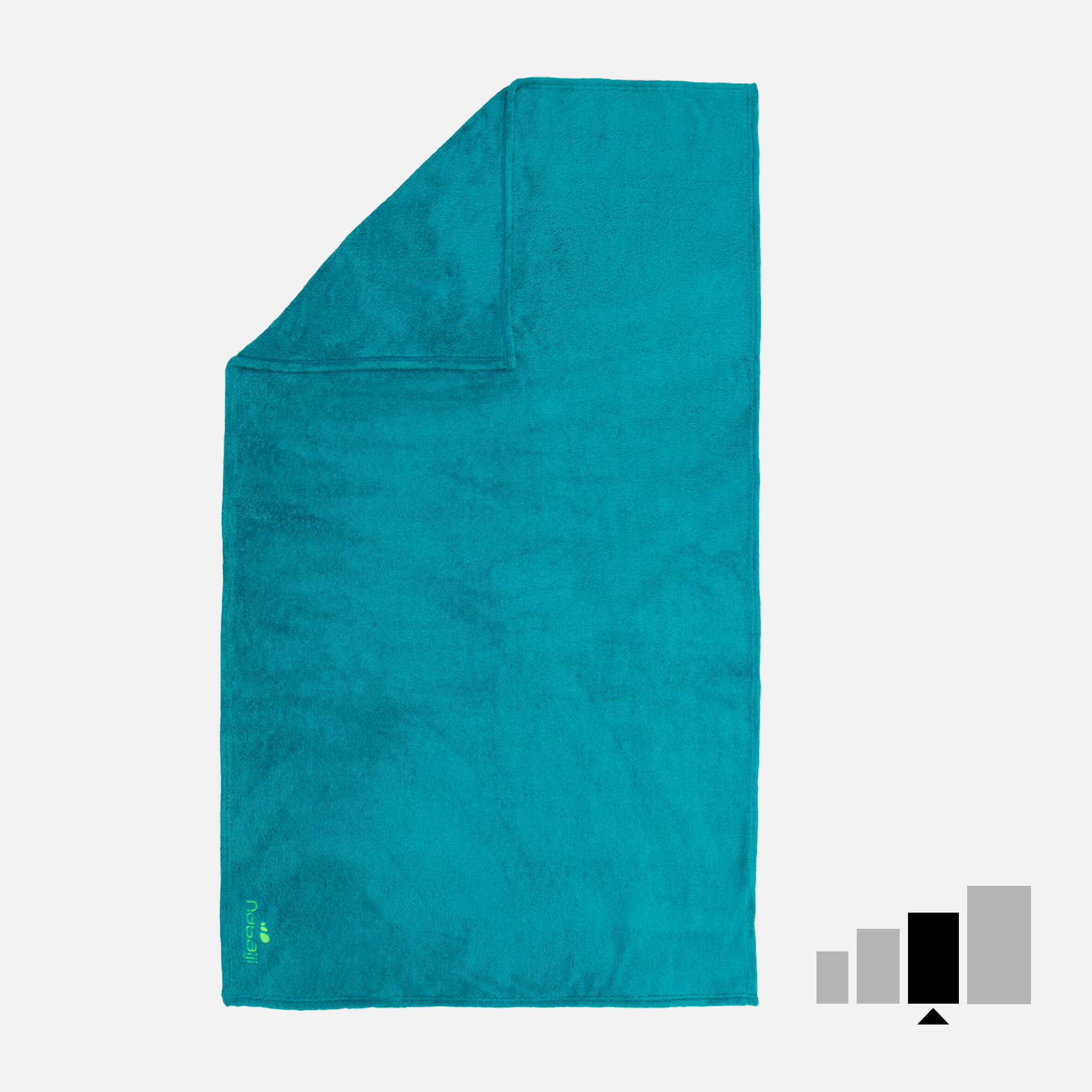 NABAIJI Ultra-Soft Microfibre Towel Size L 80 x 130 cm - Blue