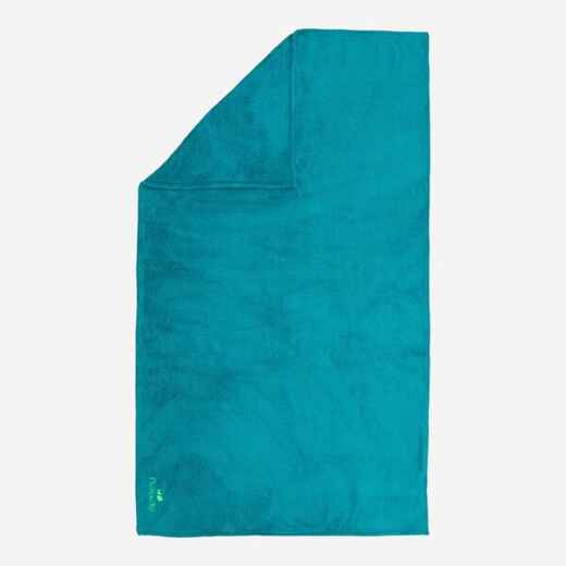 
      Serviette de bain microfibre ultra douce bleu taille XL 110 x 175 cm
  