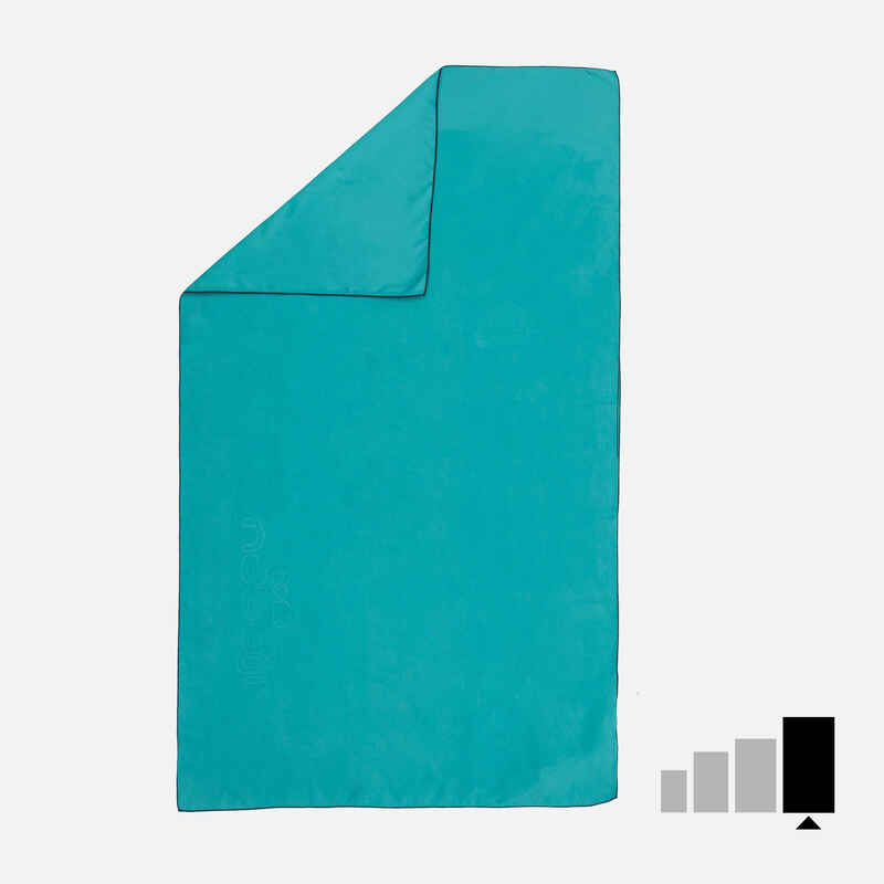 Mikrofaser-Handtuch Größe XL 110 × 175 cm -blau