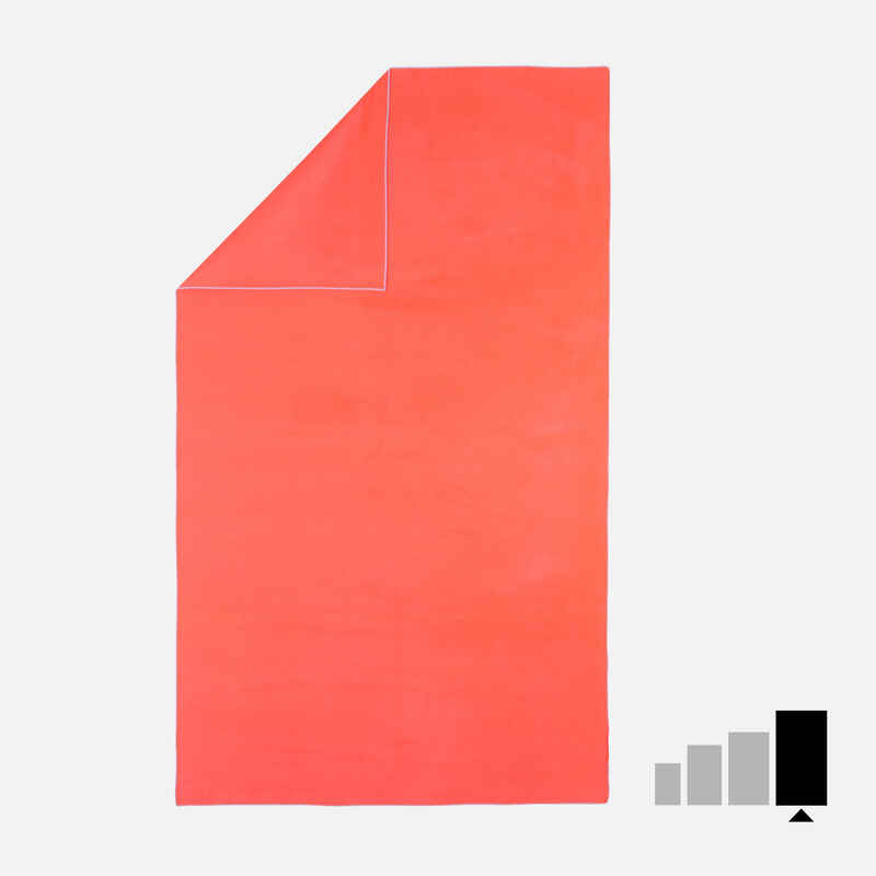 Mikrofaser-Badetuch Größe XL 110 × 175 cm orange Mikrofaser-Badetuch Größe XL 110 × 175 cm orange