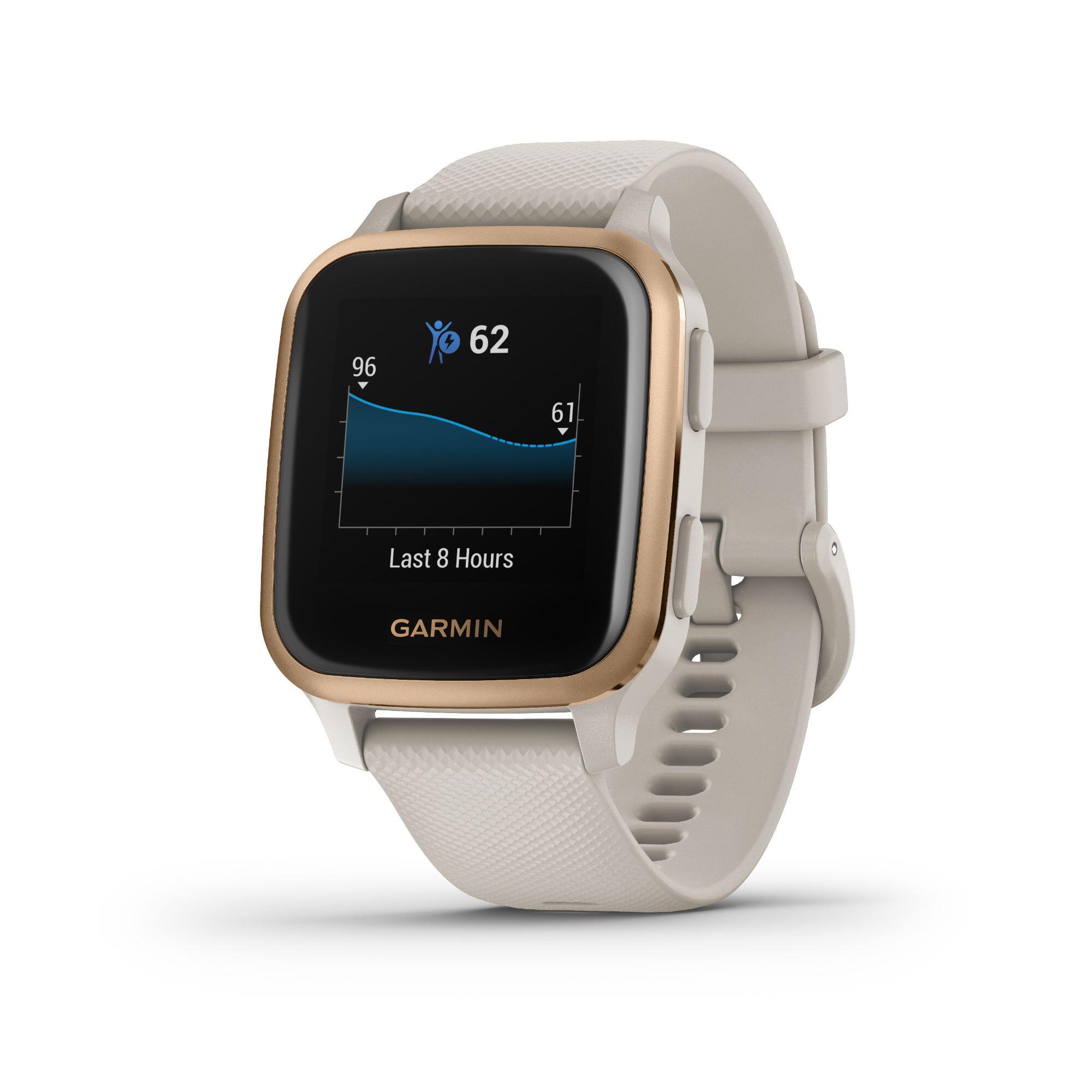 GARMIN VENU SQ MUSIC LIGHT SAND MULTI SPORTS WATCH