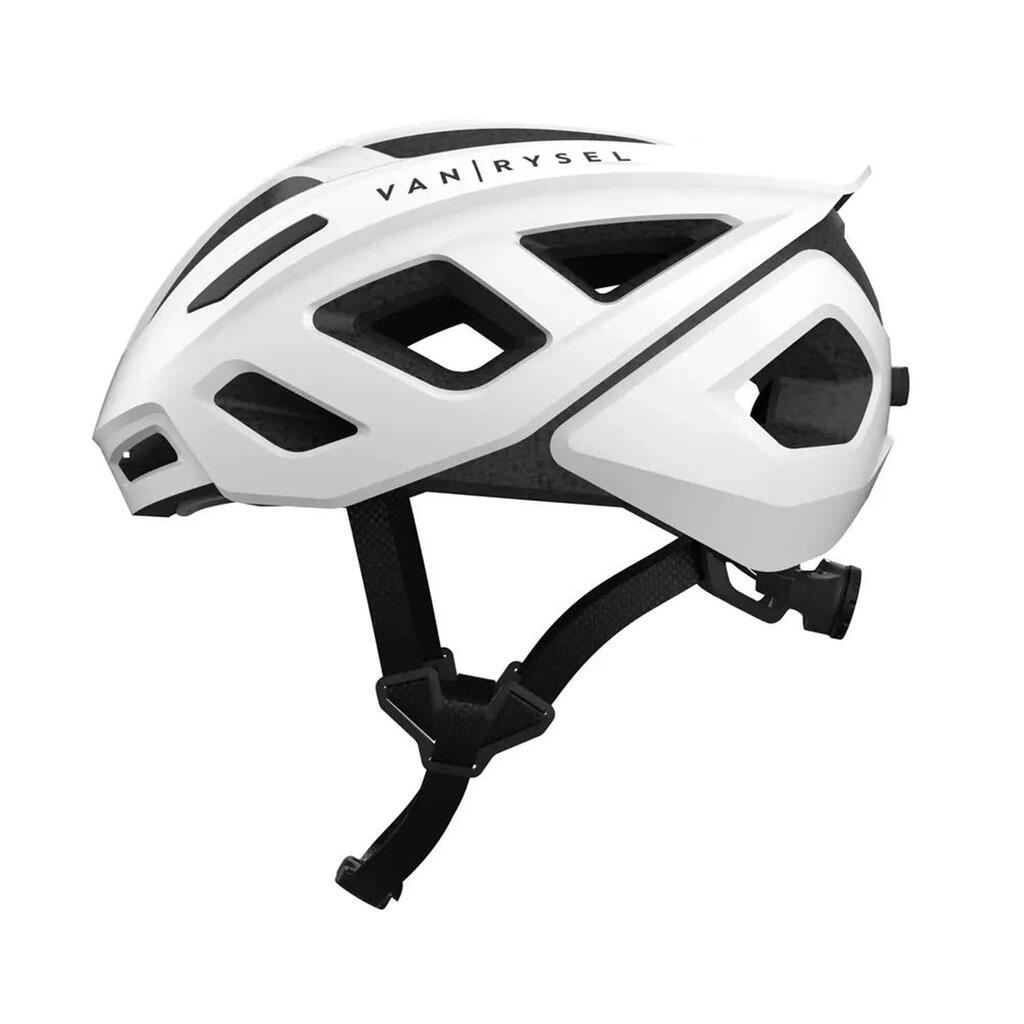 Casco ciclismo ruta roadr500 van rysel - blanco