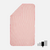 Serviette de bain microfibre à rayures rose clair foncé taille XL 110 x 175 cm