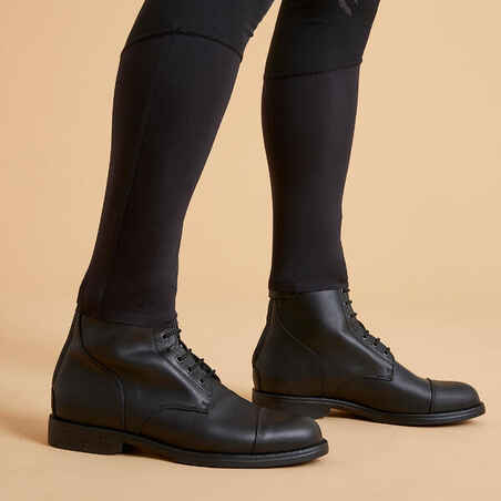 Vyriškos klasikinės jojimo kelnės „900“, juodos spalvos